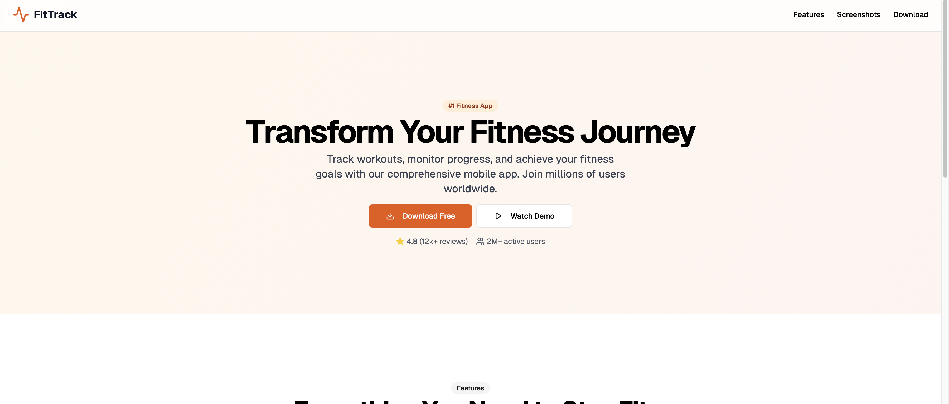 Fitness Tracking Mobile App